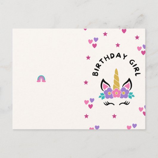 Happy Birthday to Someone Amazing ポストカード (正面)