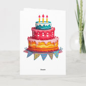 Happy Birthday To The World’s Stinkiest Golfer カード (裏面)