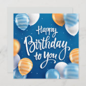 Happy Birthday to You (正面/裏面)