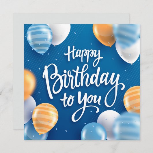 Happy Birthday to You (正面/裏面)