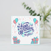 Happy Birthday to You カード (スタンド正面)