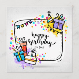 Happy Birthday To You カード