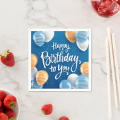 Happy Birthday to You スタンダードカクテルナプキン (インサイチュ)