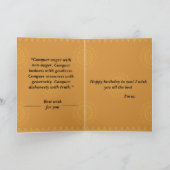 Happy birthday to you! I wish you all the best シーズンカード (内部)