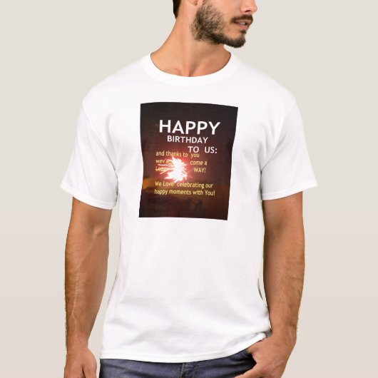Happy Birthday TO YOU Tシャツ (正面)