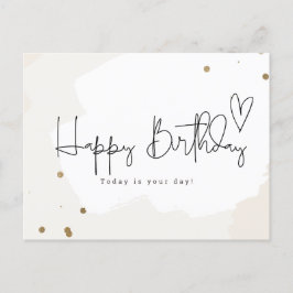 Happy Birthday -Today is your day ポストカード
