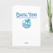 Happy Birthday | Tropical Themed Poem Coastal  カード (裏面)
