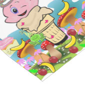 Happy Birthday Twin Cupcake Table Runner ショートテーブルランナー (コーナー)