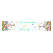 Happy Birthday Twin Cupcake Table Runner ショートテーブルランナー (横)