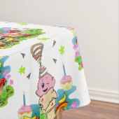 Happy Birthday Twin Tablecloth Confetti Cupcake テーブルクロス (インサイチュ)