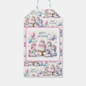 Happy Birthday Unicorn Themed ギフトタグ (裏面)