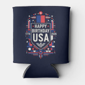 Happy Birthday USA 250 缶クーラー (正面)