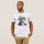 Happy Birthday USA - 7月4日 Tシャツ (正面フル)