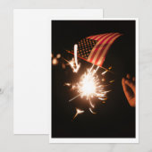 Happy Birthday USA Greeting Card シーズンカード (正面/裏面)