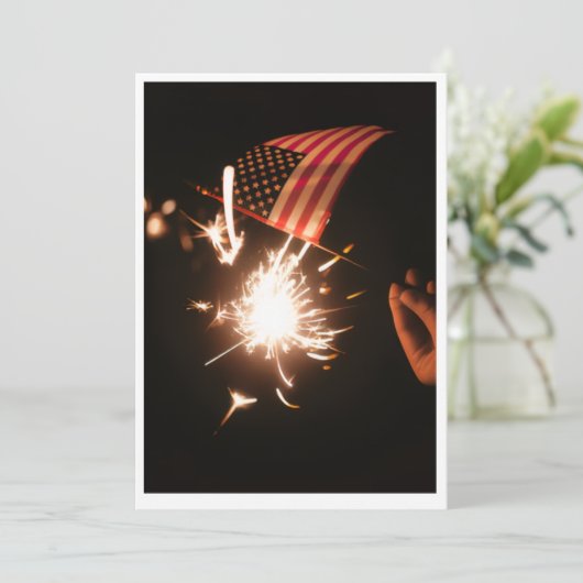 Happy Birthday USA Greeting Card シーズンカード (スタンド正面)