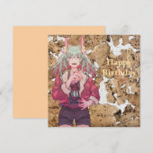 Happy birthday VTuber 招待状 (正面/裏面)