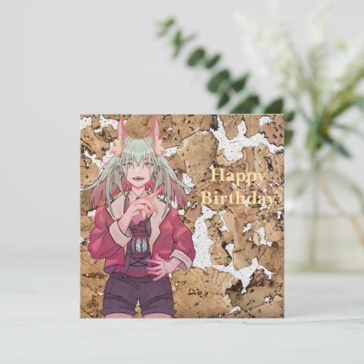 Happy birthday VTuber 招待状 (スタンド正面)
