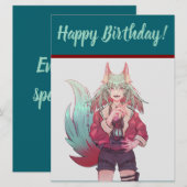 happy Birthday, VTuber, anime  シーズンカード (正面/裏面)