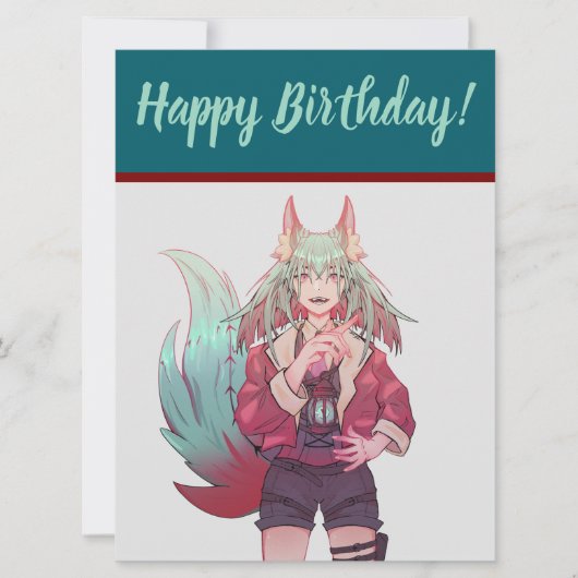 happy Birthday, VTuber, anime  シーズンカード (正面)