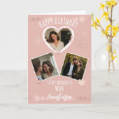 Happy Birthday Wife card カード (黄色い花)