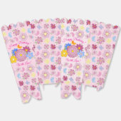 Happy Birthday Wild Flowers Garden Birds Pattern フェイバーボックス (見開き)