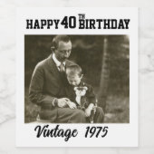 Happy Birthday (Wine Label) ワインラベル (シングルラベル)