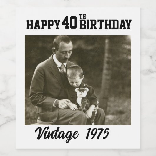 Happy Birthday (Wine Label) ワインラベル (シングルラベル)