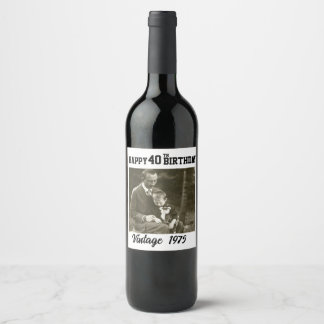 Happy Birthday (Wine Label) ワインラベル