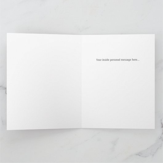 Happy Birthday with Name & Age 13 Years Card カード (内部)