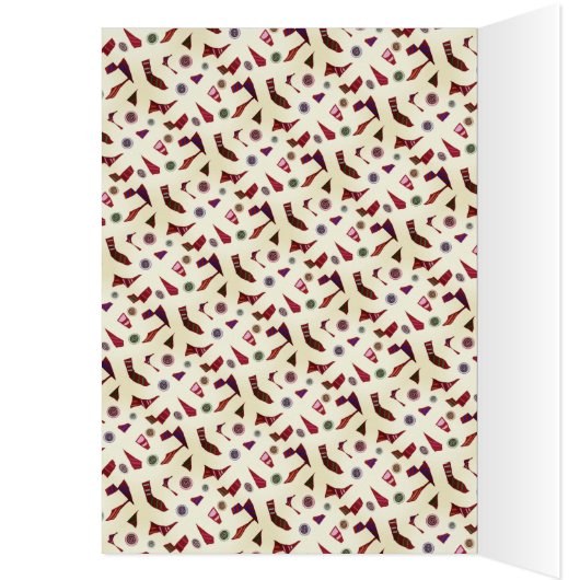 Happy Birthday with young dancing girl and glitter (内側 (左))