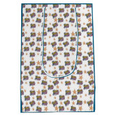 Happy Birthday wrapping paper ミディアムペーパーバッグ (裏面)