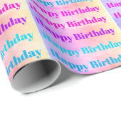 Happy Birthday Wrapping Paper ラッピングペーパー (ロールコーナー)