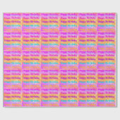 Happy Birthday Wrapping Paper ラッピングペーパー (フラット)