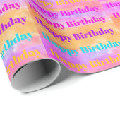 Happy Birthday Wrapping Paper ラッピングペーパー (ロールコーナー)