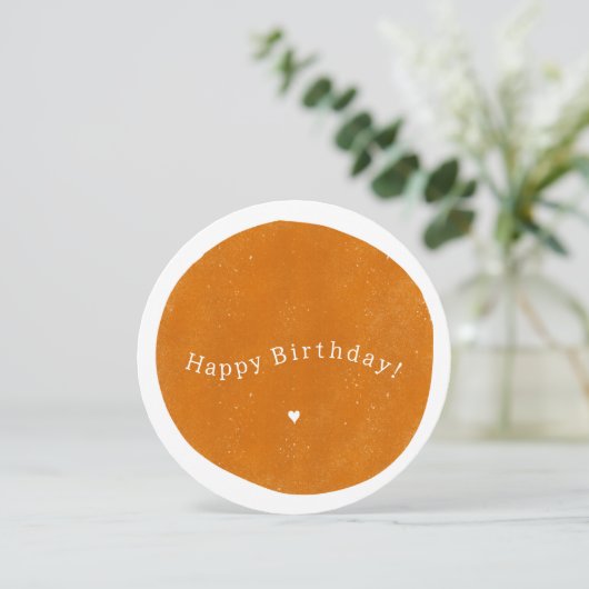 Happy Birthday Yellow Card 招待状 (スタンド正面)