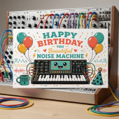 Happy Birthday, You Beautiful Noise Machine! 🎉🎛️ ポストカード