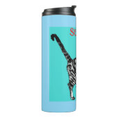 Happy Birthday You Cool Tabby Cat Mens Husband タンブラー (回転左)