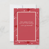 Happy Birthday You Little Monkey 招待状 (裏面)