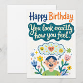 Happy Birthday – You Look Exactly How You Feel シーズンカード (正面/裏面)