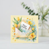 Happy birthday you touched my heart. Greeting card シーズンカード (スタンド正面)