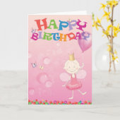 Happy birthdaycard Prisma カード (黄色い花)