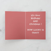 Happy Birthmasグリーティングカード シーズンカード (内部)