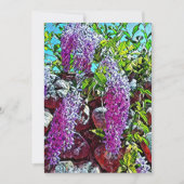 Happy blooming flower 招待状 (正面)