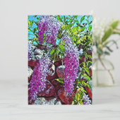 Happy blooming flower 招待状 (スタンド正面)