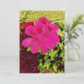 Happy blooming flower 招待状 (スタンド正面)