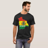 Happy Bolivian Independence Day I Love La Paz Boli Tシャツ (正面フル)