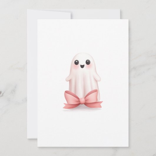 Happy Booday Invitation, Halloween Birthday 招待状 (裏面)