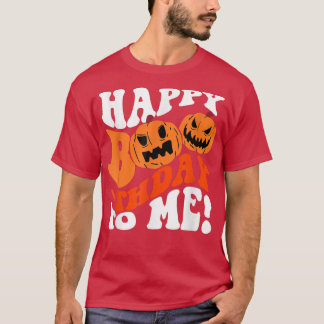 Happy BooThday to Me Pumpkin Jack O Lantern Hallow Tシャツ