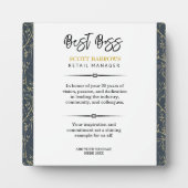Happy Boss's Day Plaque フォトプラーク (正面)