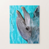 Happy Bottlenose Dolphin, Jigsaw Puzzle ジグソーパズル (縦)